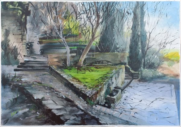 Paisaje original inspirada en el Convento de Caños Santos