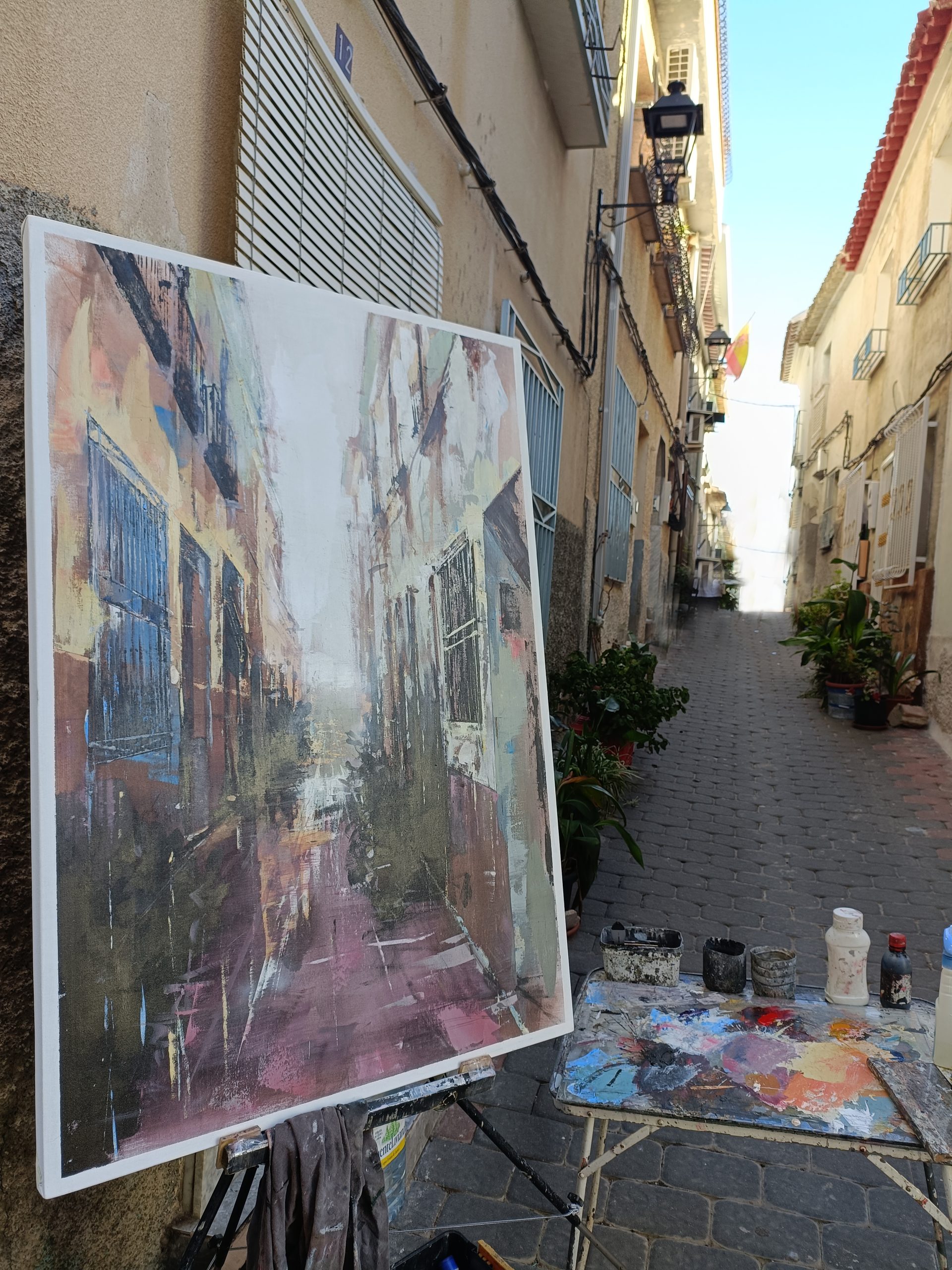 Albudeite 2025: El cuadro que casi sale volando (textura a espátula firmada por el viento) - Imagen 3